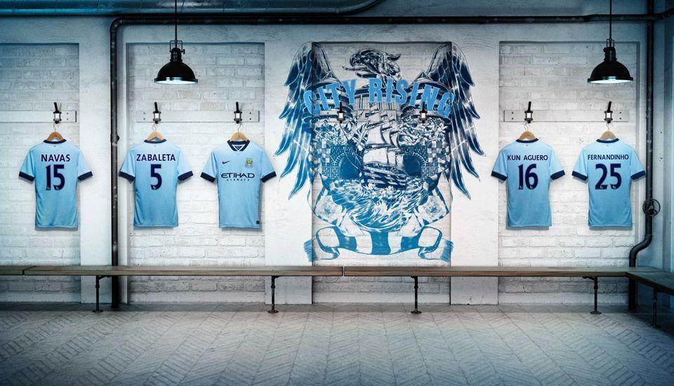 Nike Reveal Man City 2014 15 Home Shirt, Football Apparel