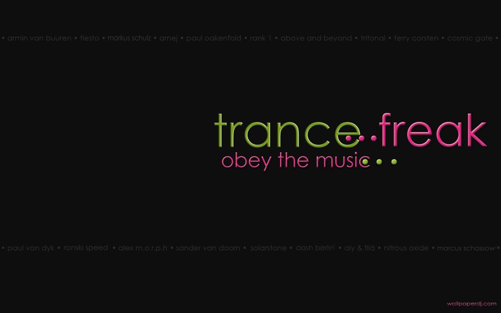 Trance Freak wallpaper, music and dance wallpaper