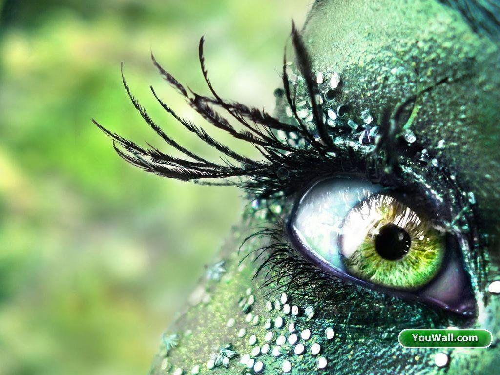 image For > Beautiful Green Eyes Wallpaper