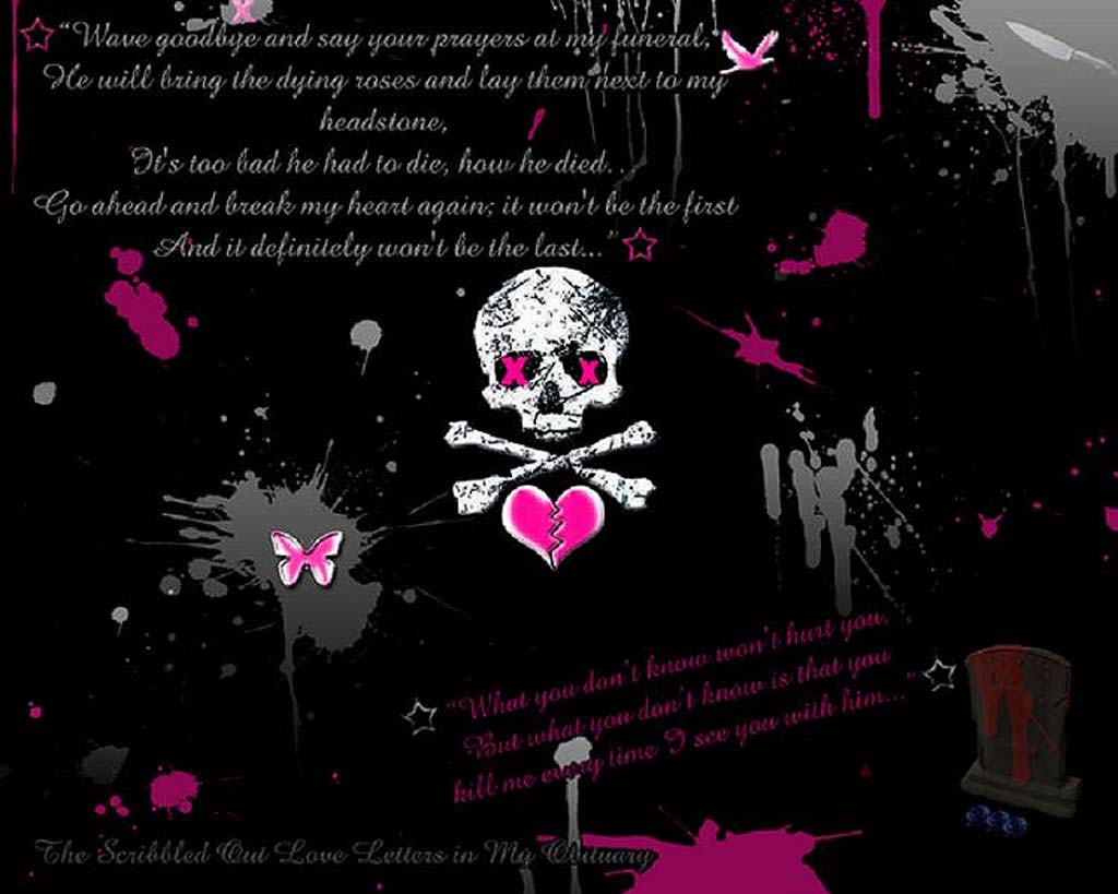 Pink Skull Picture and Wallpaper Items
