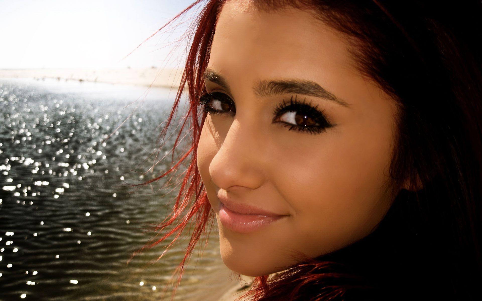 Ariana Grande Beauty Shoot Desktop Background