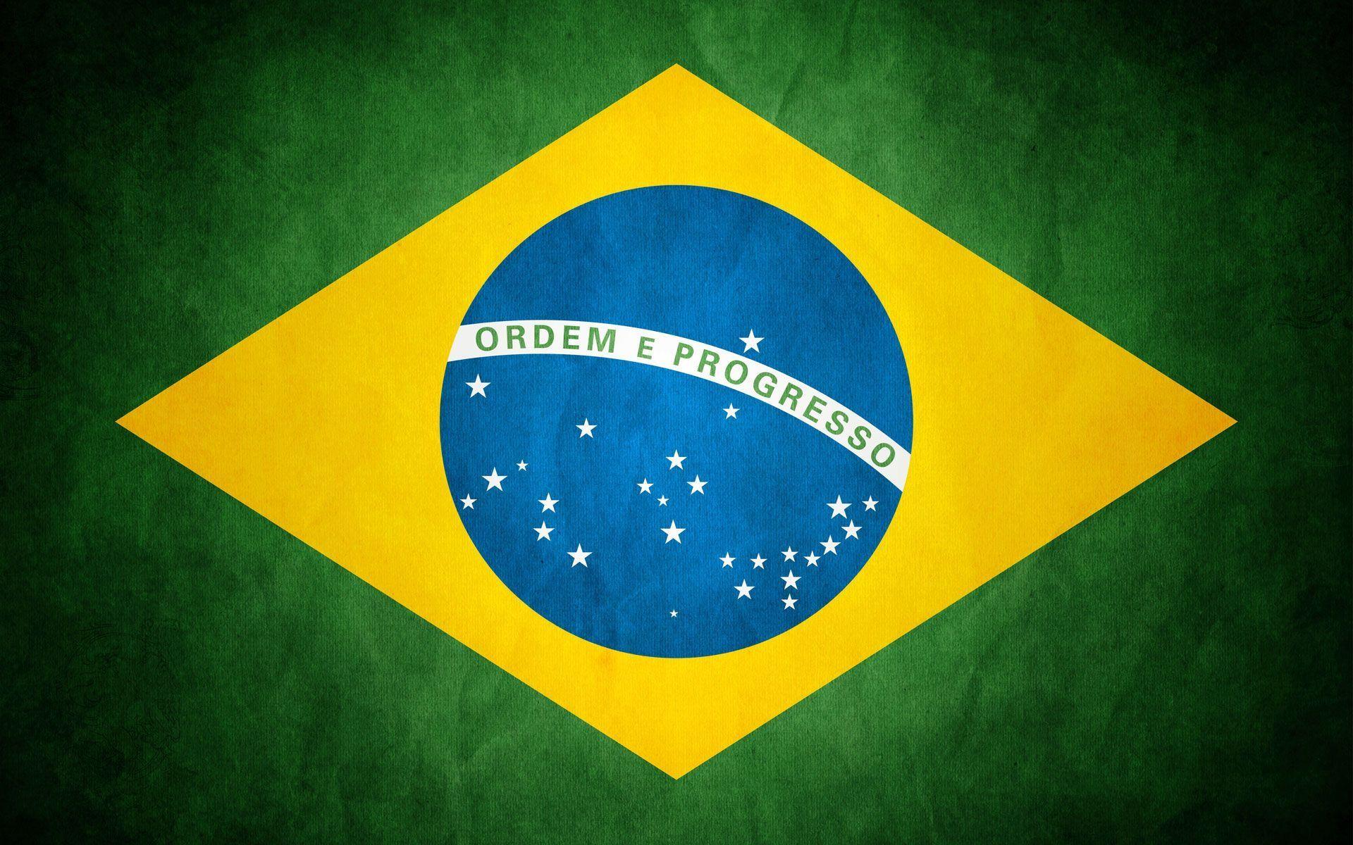 Brazil Flag Wallpaper Wide or HD. Digital Art Wallpaper