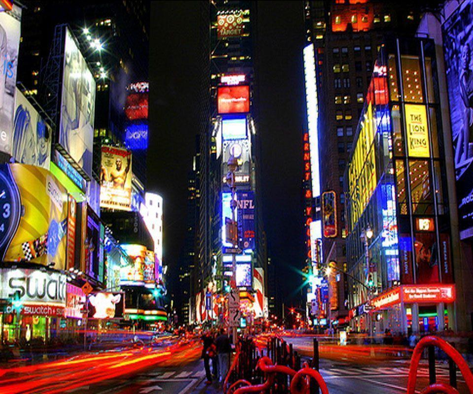 Times Square At Night Wallpaper