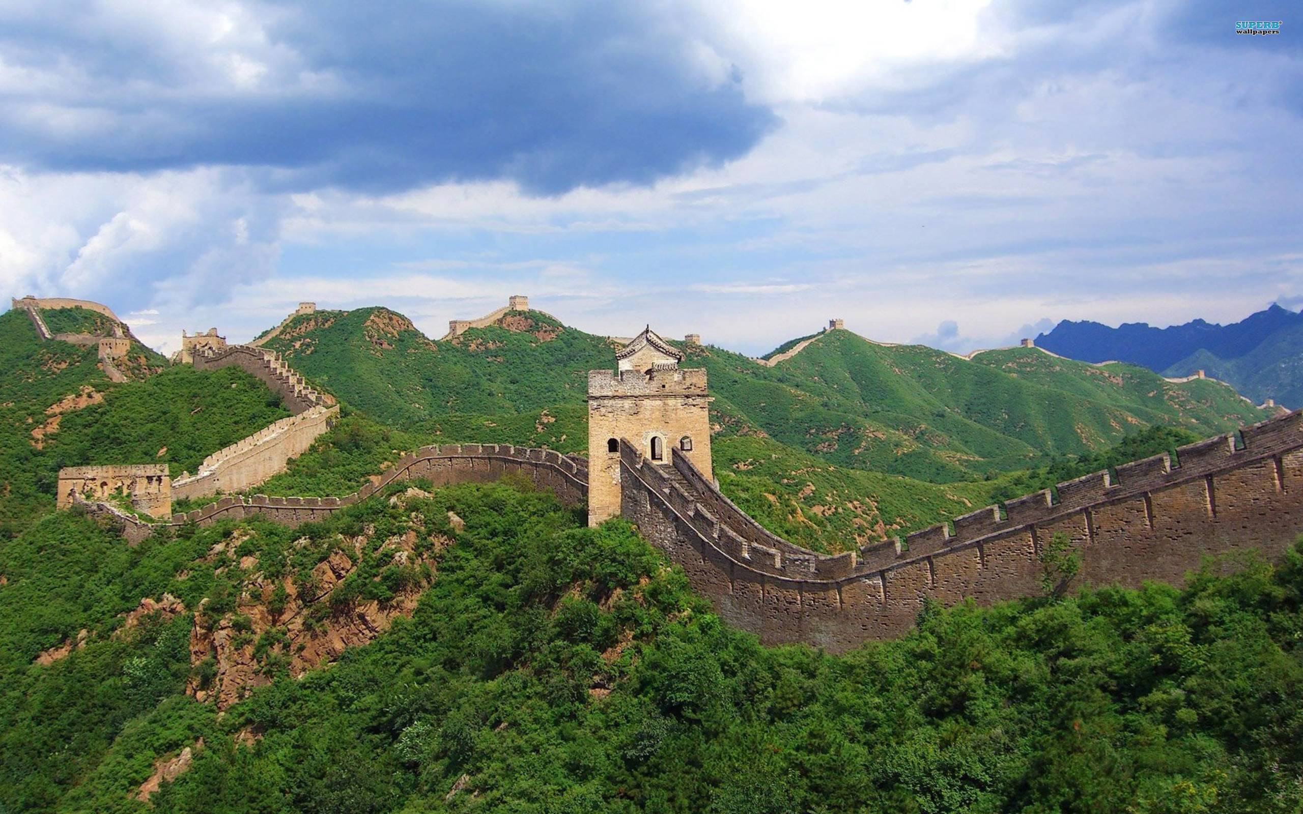 Great wall of China. Wallpaper for PC
