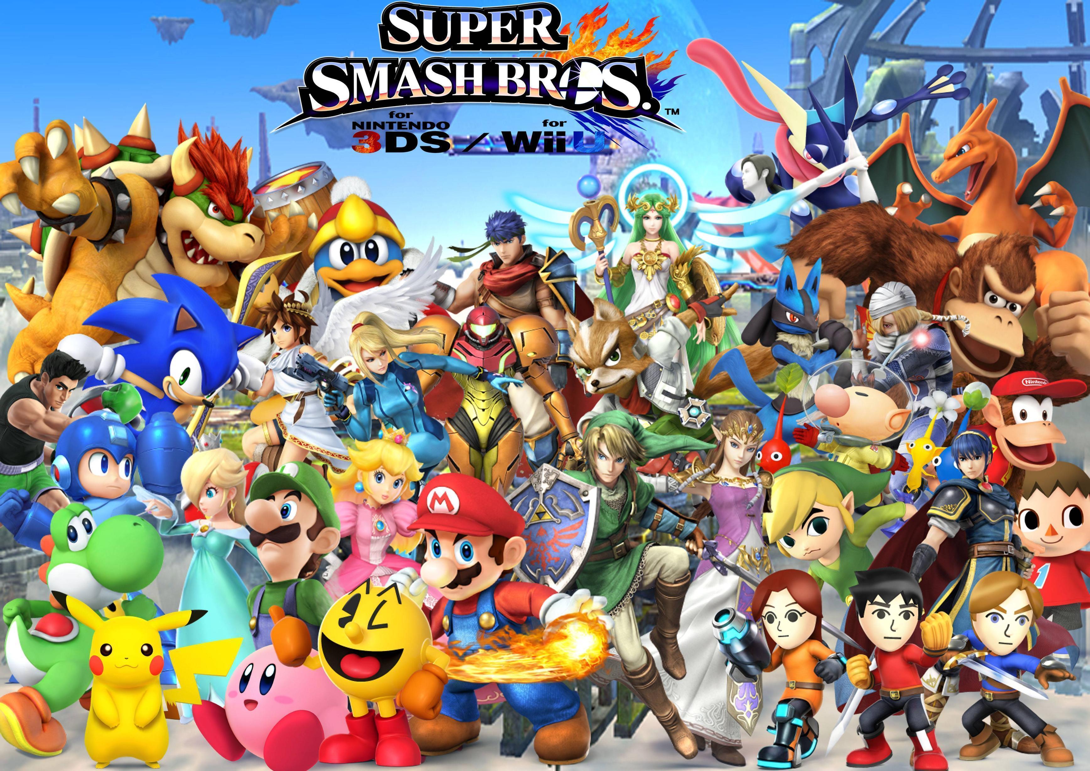 Super Smash Bros. For Nintendo 3Ds And Wii U Computer Wallpaper