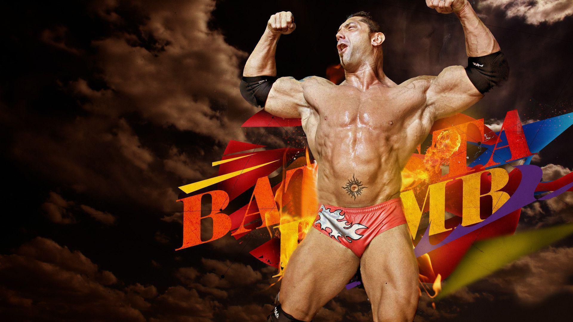 WWE Champion Batista Wallpaper 1080p