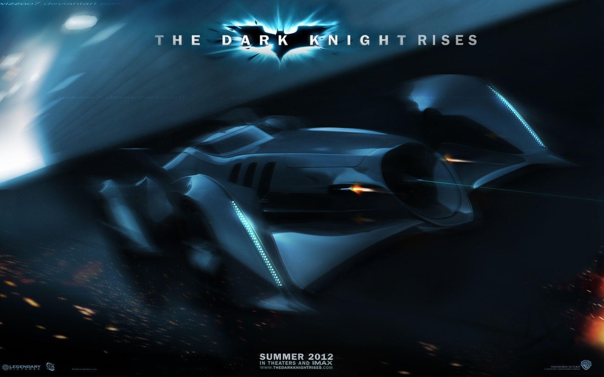 Batmobile Dark Knight Rises HD Wide Wallpaper
