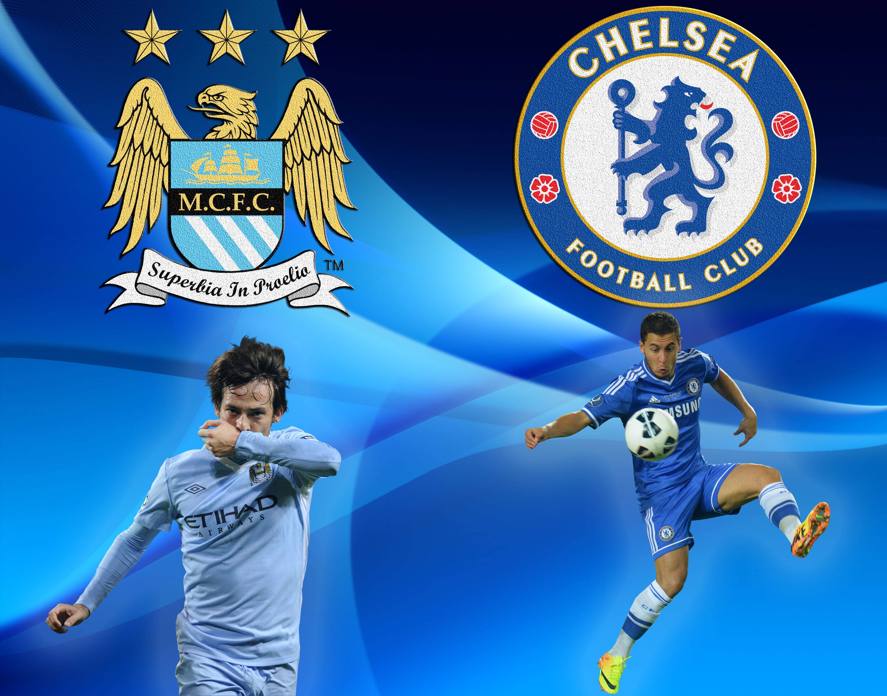 Manchester City vs Chelsea FC 2014 Wallpaper Wide or HD. Sports