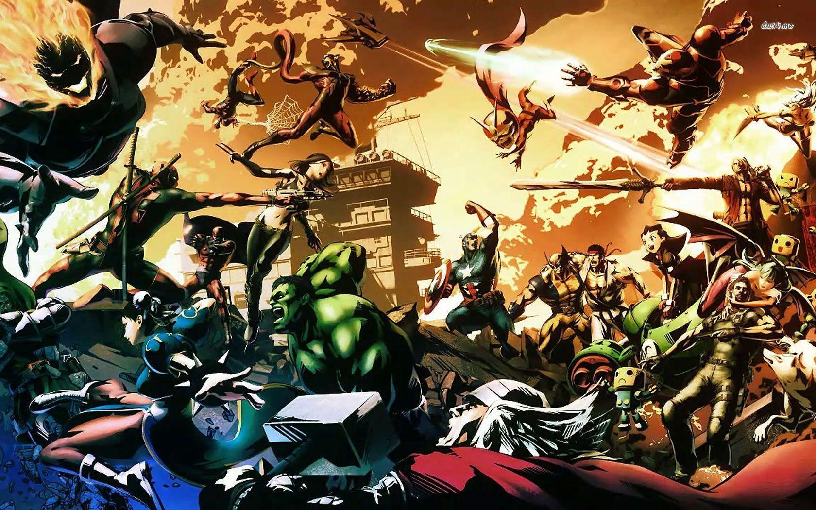 Pix For > Marvel Vs Capcom Wallpaper