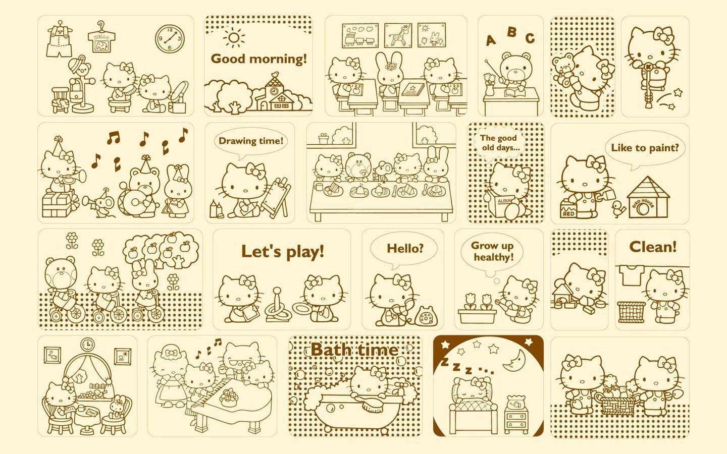 image For > Hello Kitty Thanksgiving Wallpaper