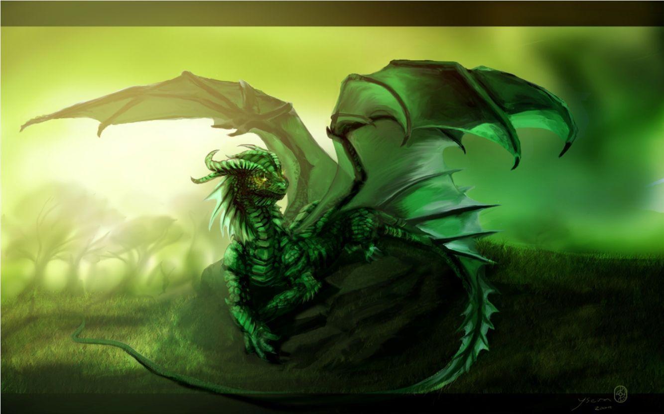 Green Dragon Wallpaper 34701 HD Picture