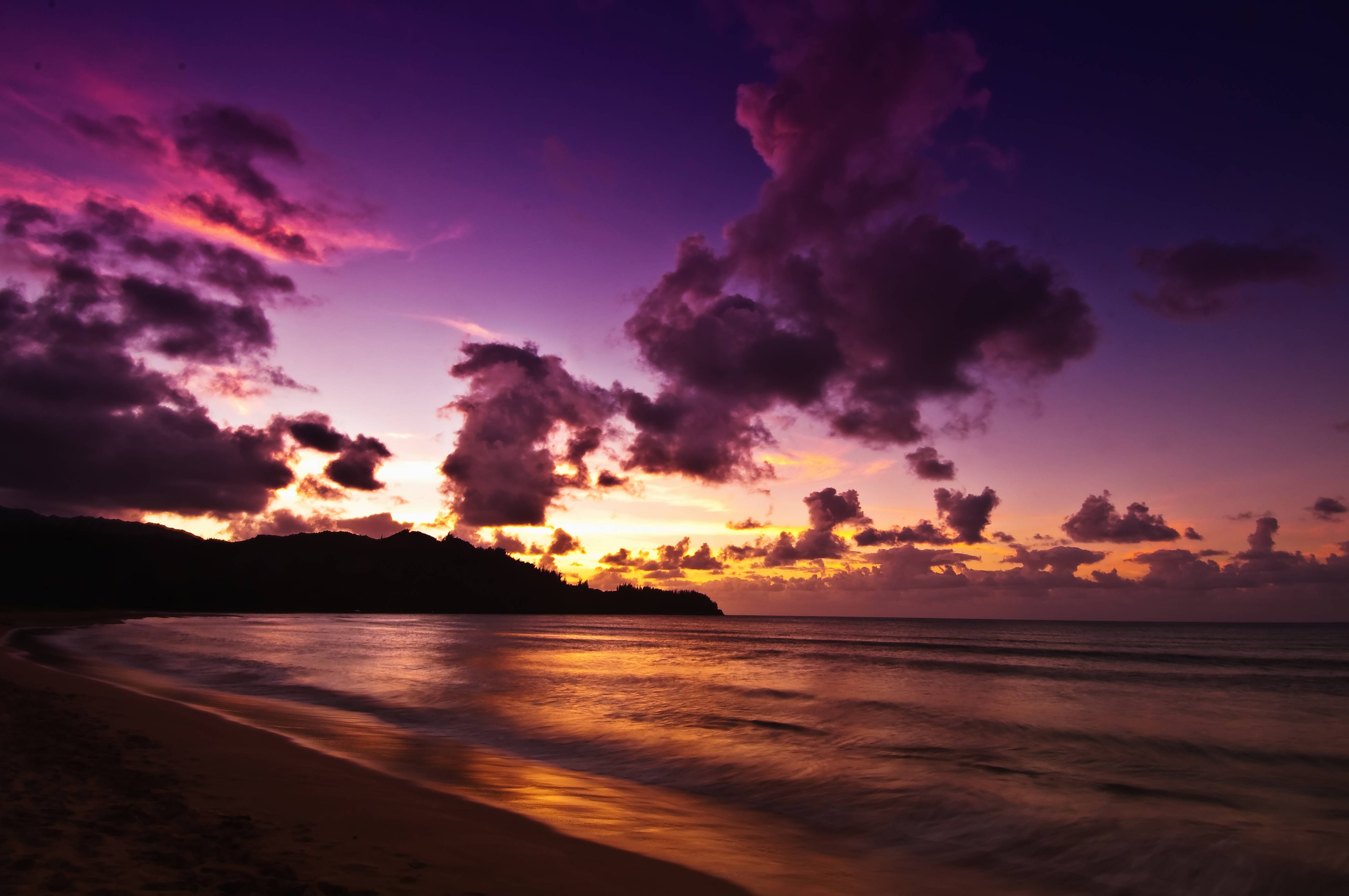 Hawaiian Purple Sunset