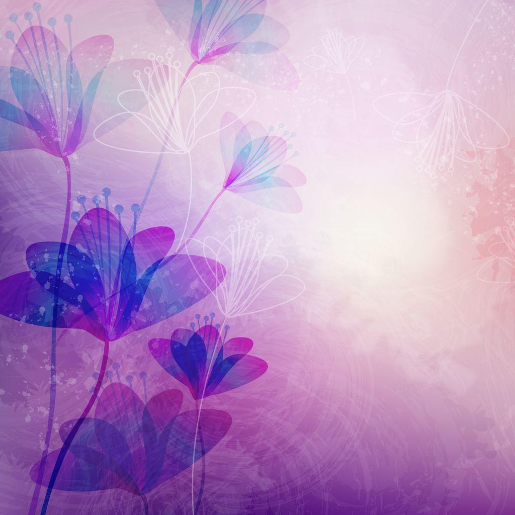 Flowers For > Purple Flower Background