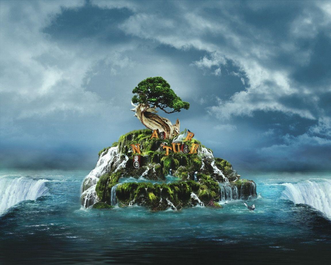 Nature island desktop PC and Mac wallpaper
