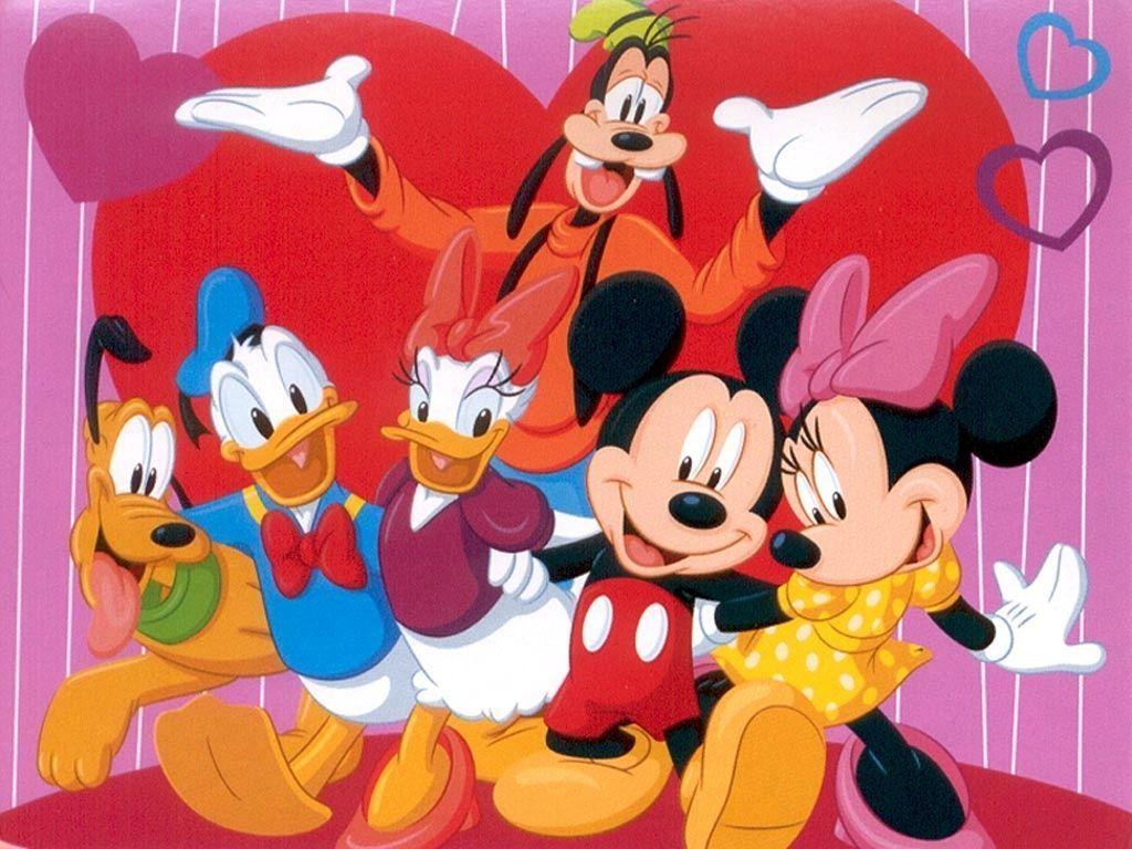 Wallpaper For > Mickey And Minnie Mouse Wallpaper In Love