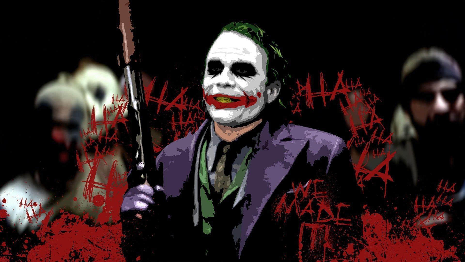The Joker Background HD Wallpaper of Movie