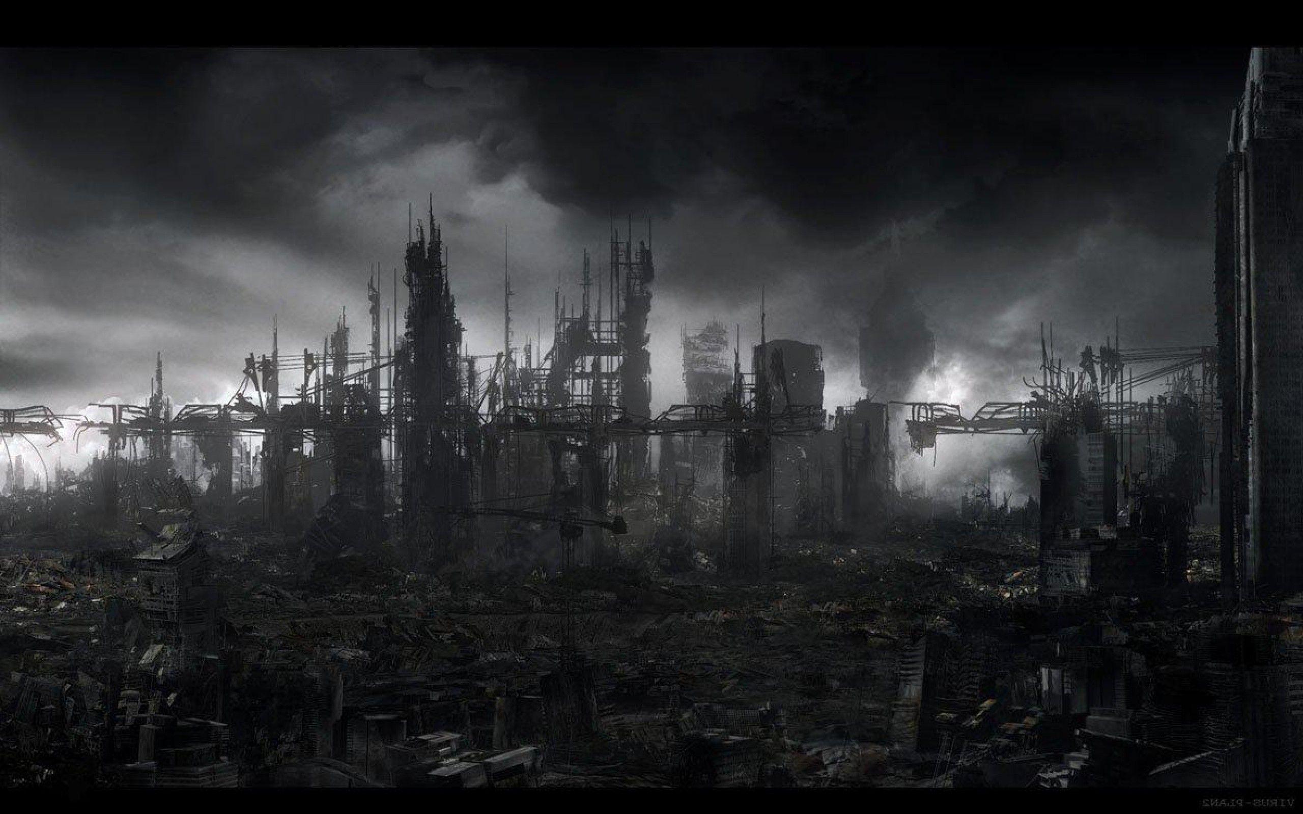 image For > Destroyed City Wallpaper 1920x1080