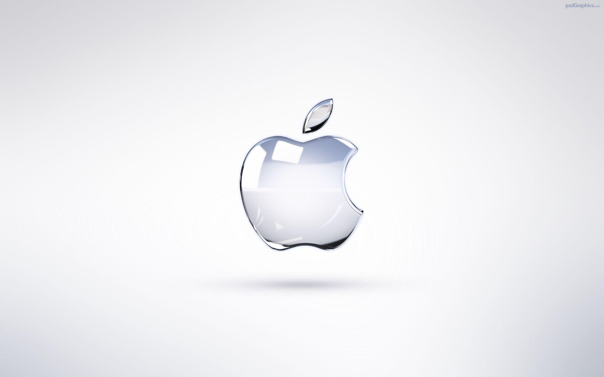 Wallpaper For > White Apple Logo Wallpaper For iPhone