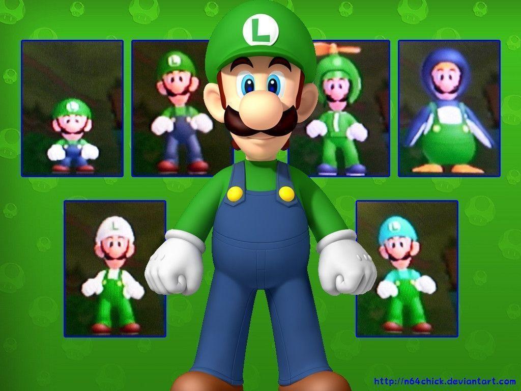 Luigi in new super mario bros wii Wallpaper 32209851