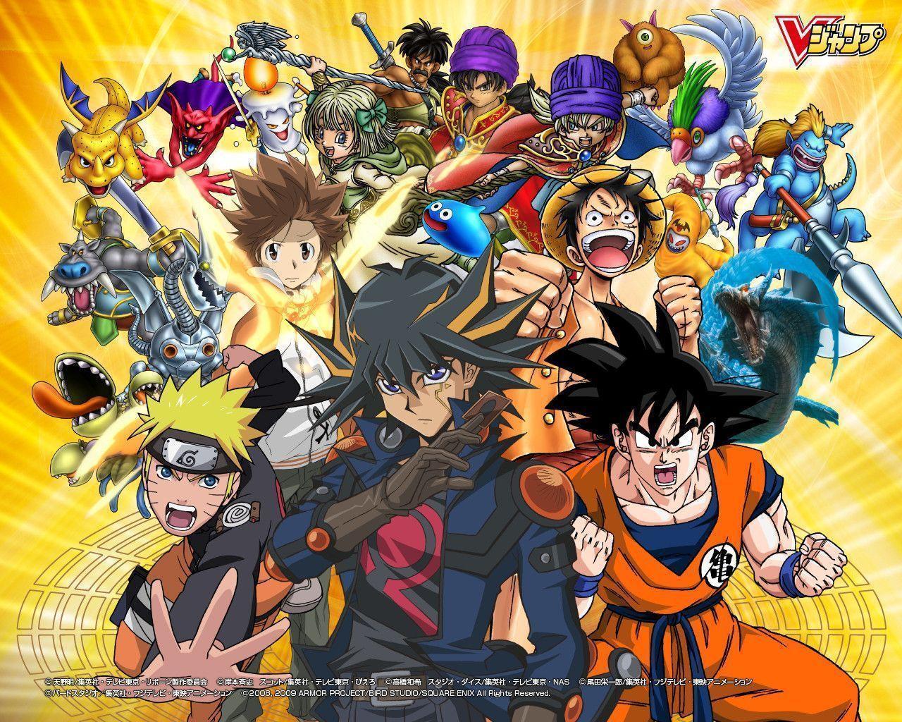 Goku Luffy Naruto