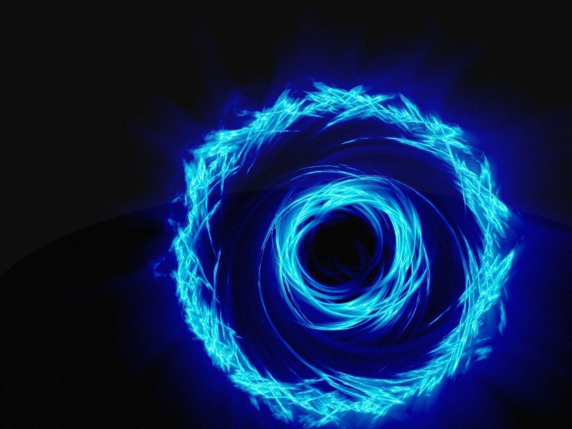 image For > Blue Circle Wallpaper