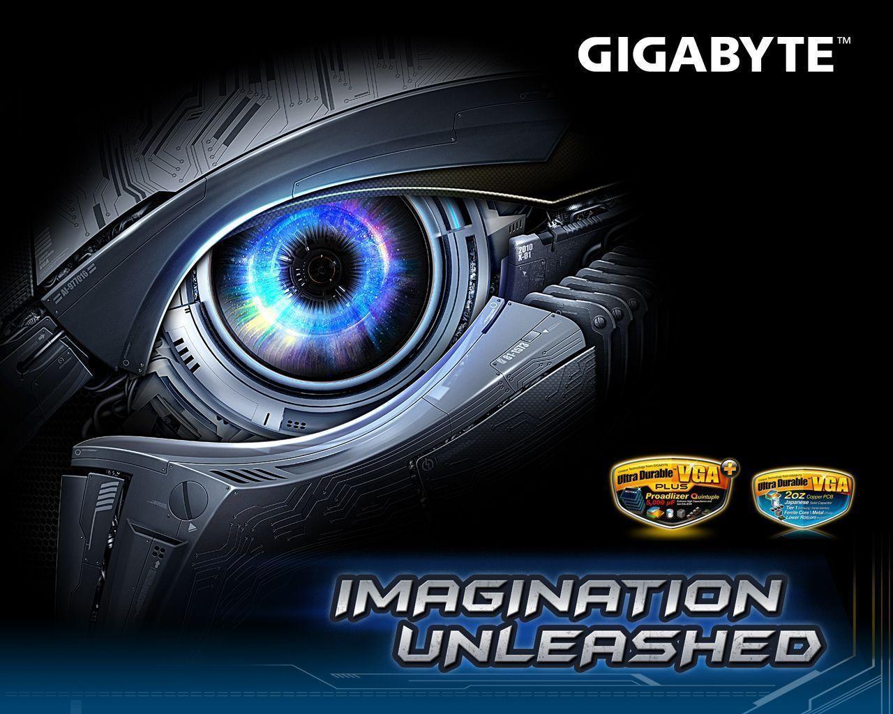Logos For > Gigabyte Eye Logo Wallpaper