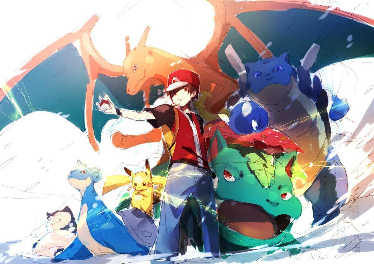 Pix For > Pokemon Champion Red Wallpaper