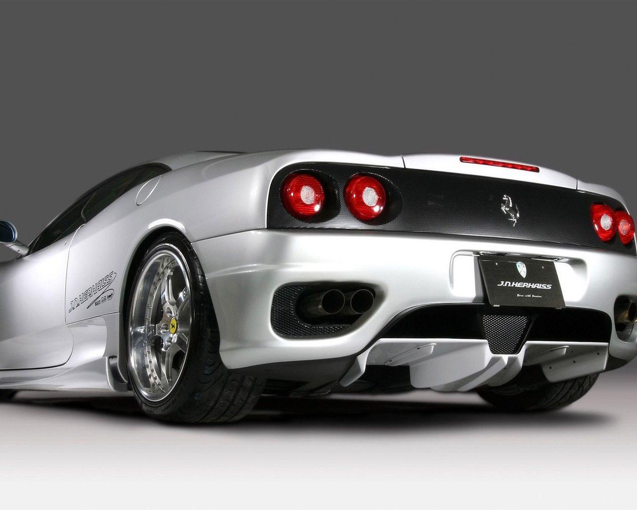 White Ferrari F430 Wallpaper and Background