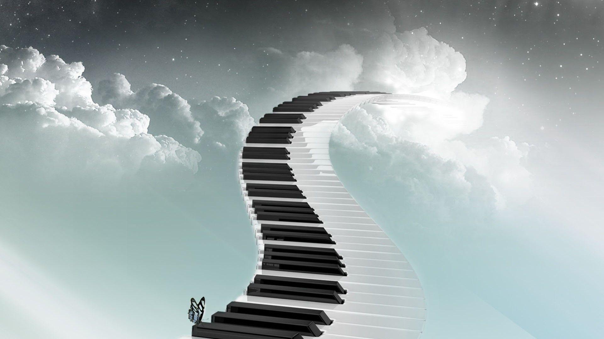 Staircase Piano Music Wallpaper Widescreen Wallpaper. High