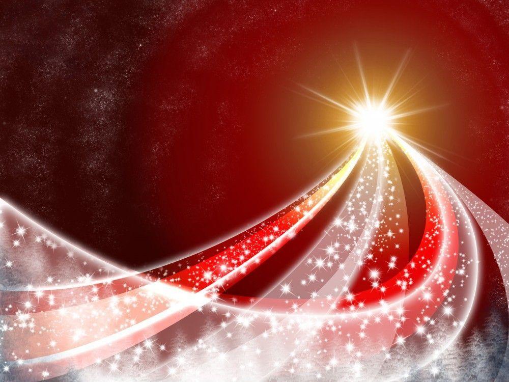 Christmas Abstract Snowy PPT Background, Christmas