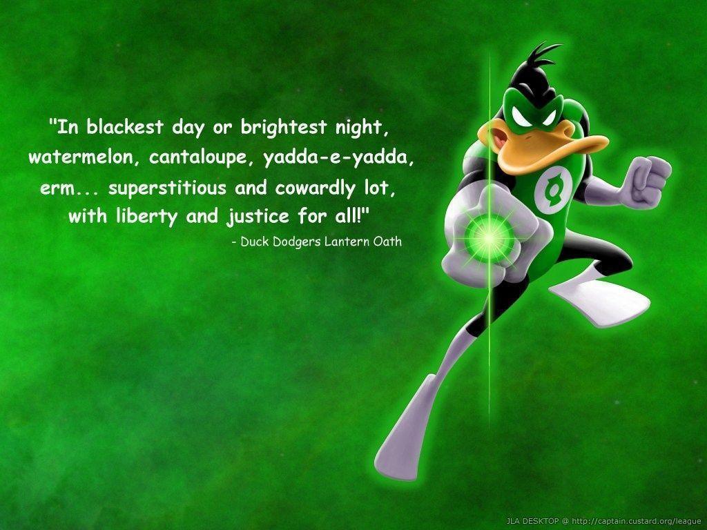 green lantern daffy duck desktop wallpaper