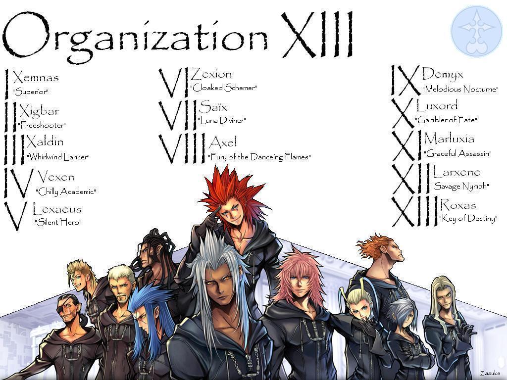 Organization XIII - Kingdom Hearts Wiki, the Kingdom Hearts encyclopedia - wide 3