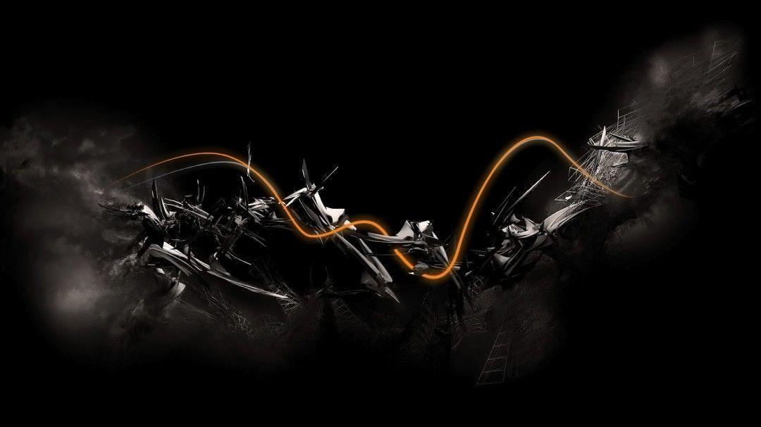 3D Black Abstract Wallpaper 1618 HD Wallpaper in Abstract