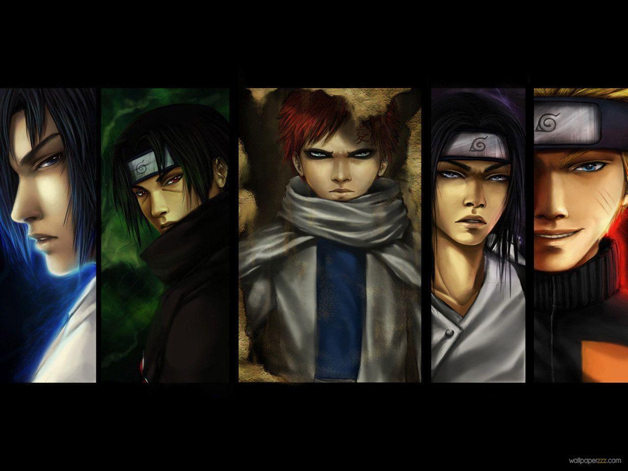 Pix For > Naruto Characters Wallpaper HD