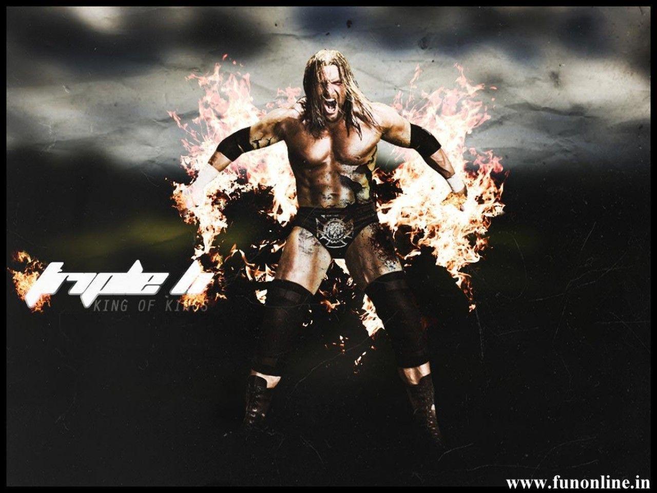Triple H Wallpaper, Download WWE Champion Triple H HD Wallpaper Free