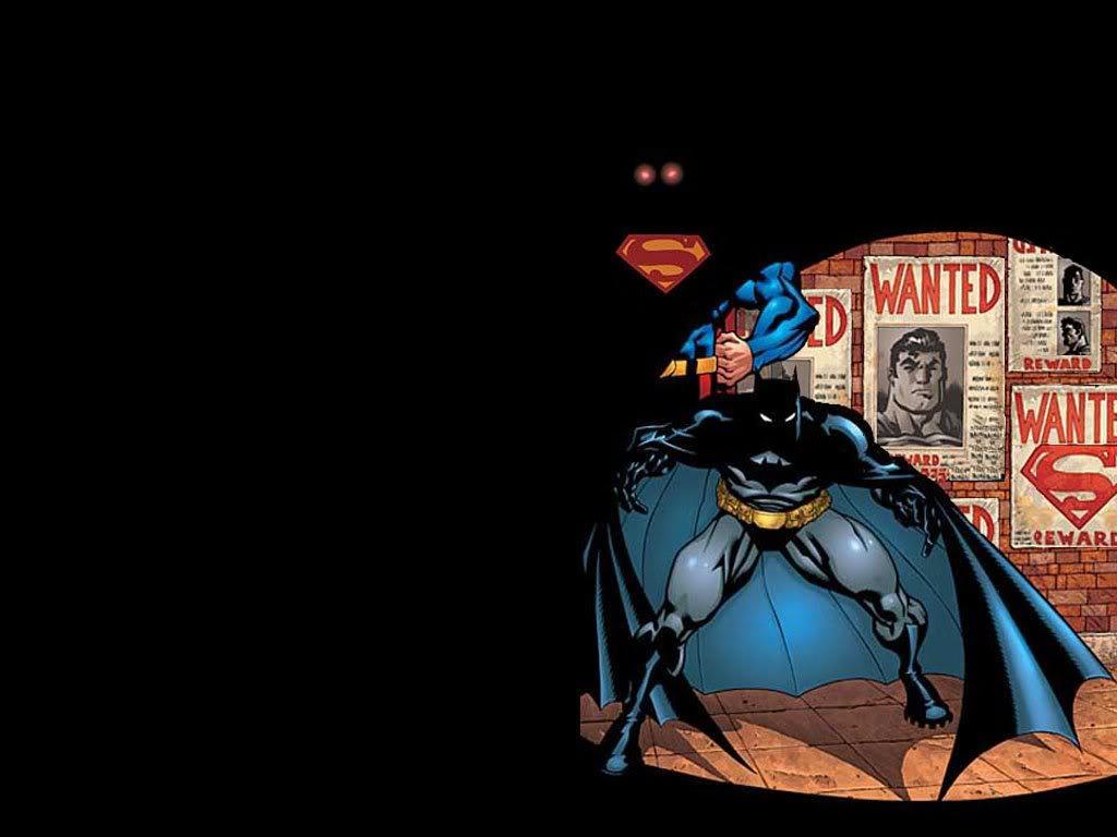 Wallpaper For > Superman Batman Wallpaper