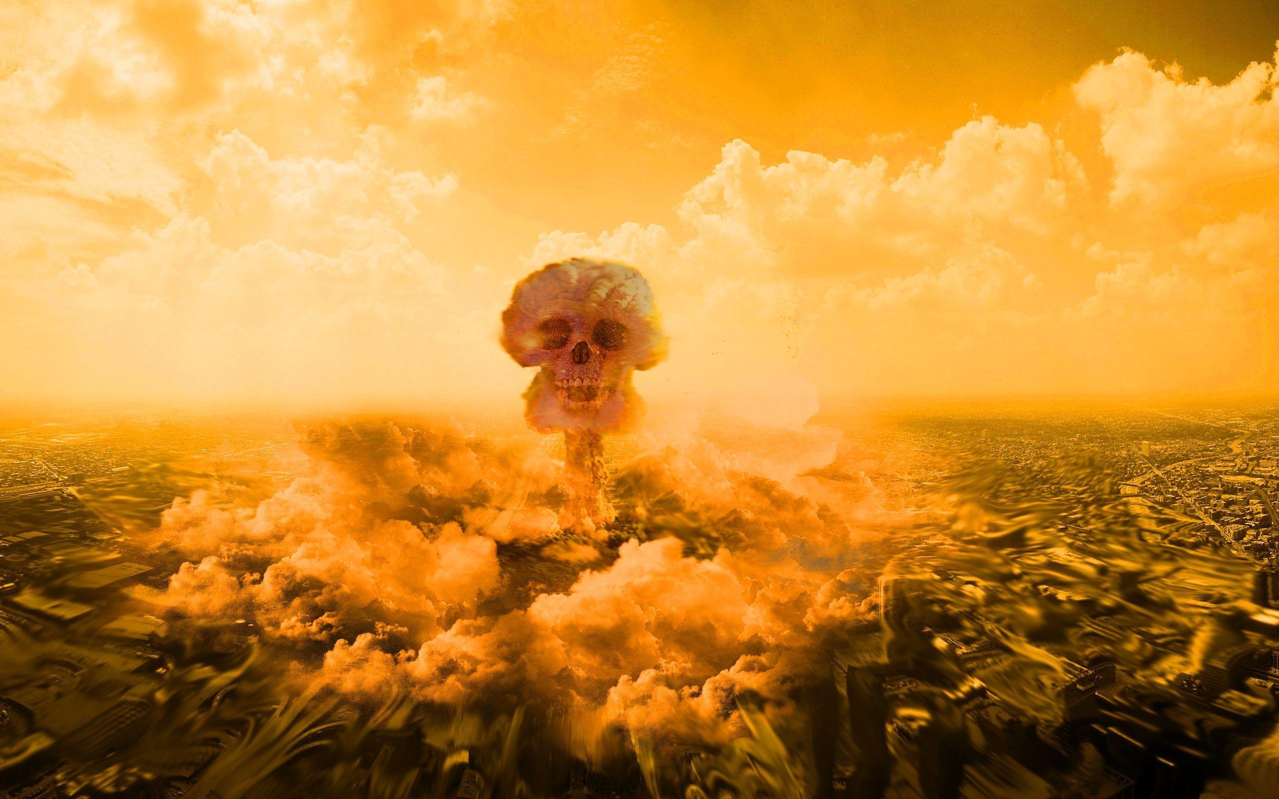 Nuclear explosion mushroom cloud Wallpaperx1600 resolution