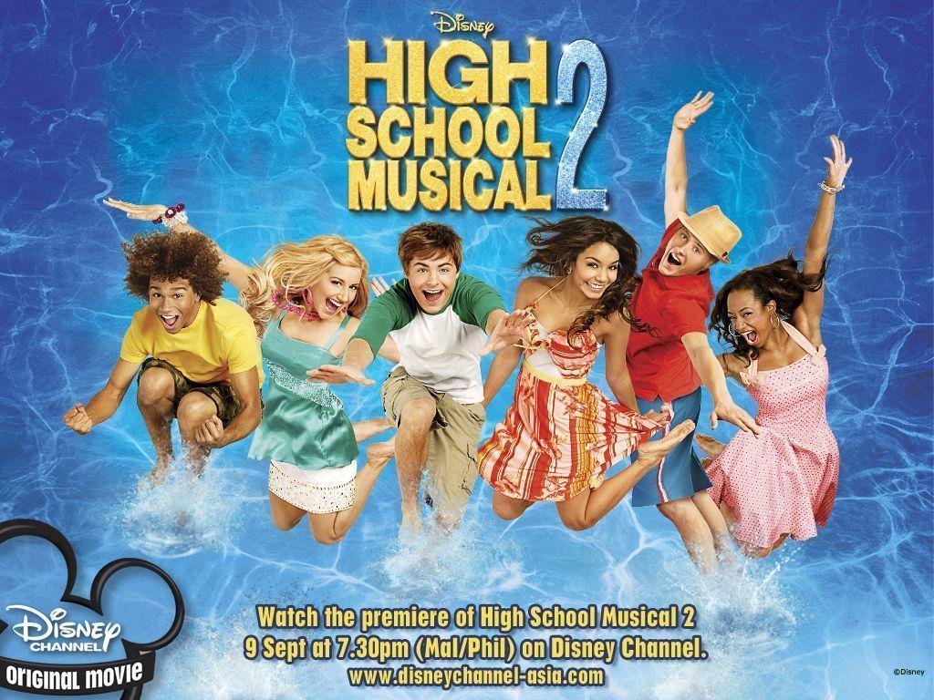 Disney Channel Movies School Musical 2 Wallpaper