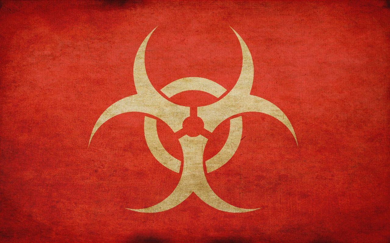 Biohazard Symbols Warning Cation Abstract HD wallpaper #