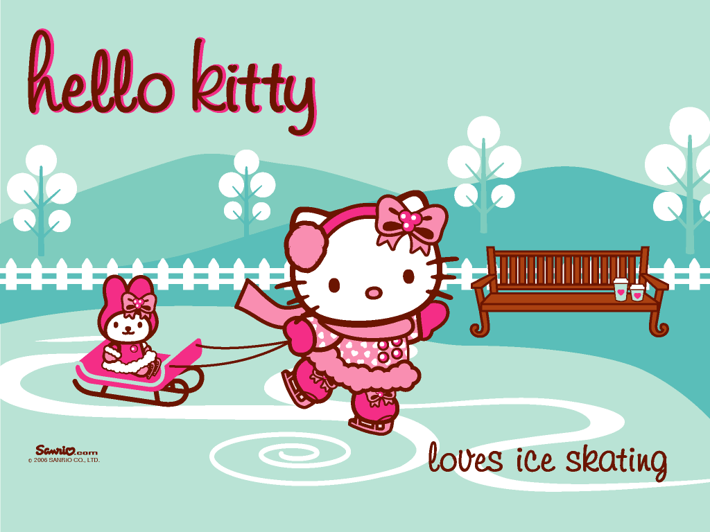 Hello Kitty Winter Christmas Wallpaper