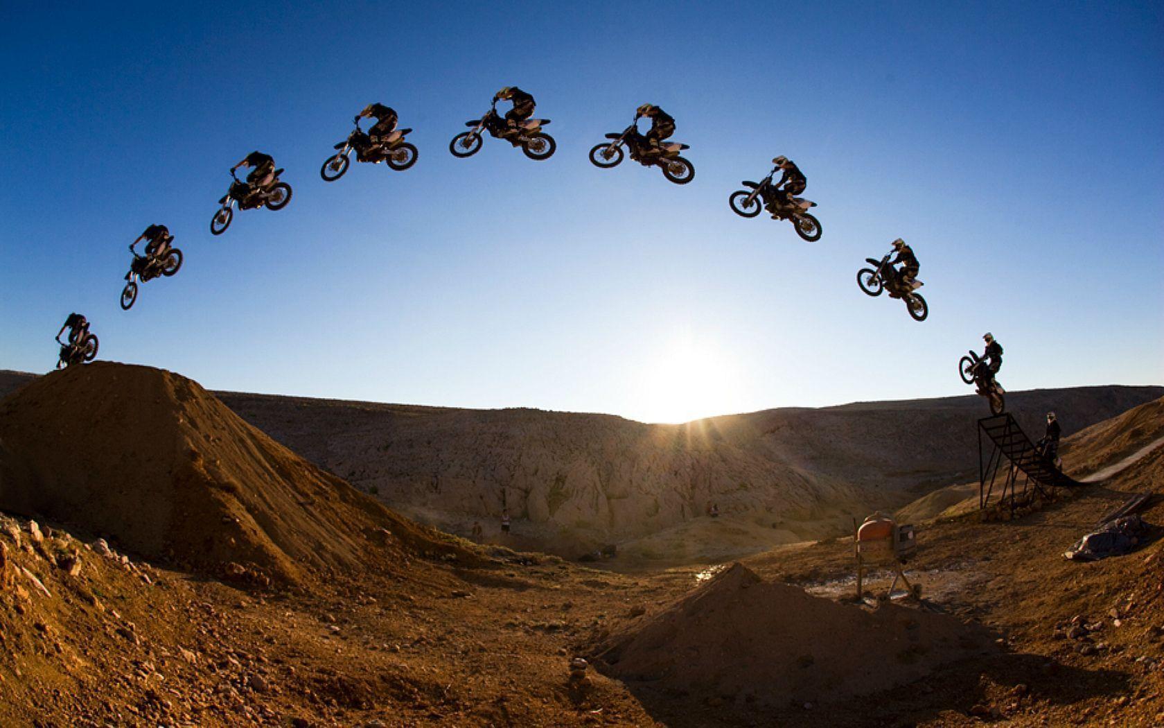 Awesome Motocross Jump HD Wallpaper Wide Wallpaper
