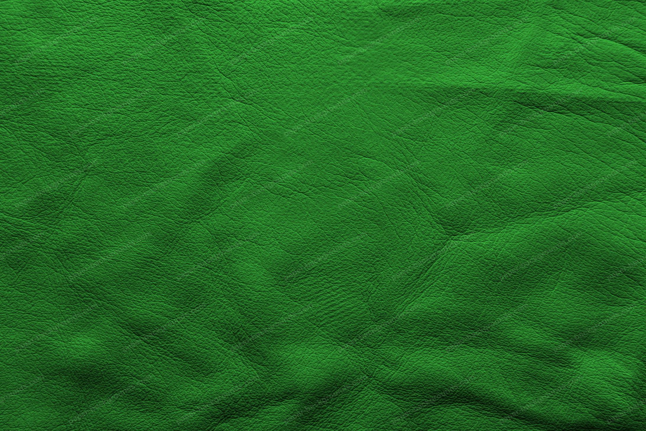 Dark Green Soft Leather Background