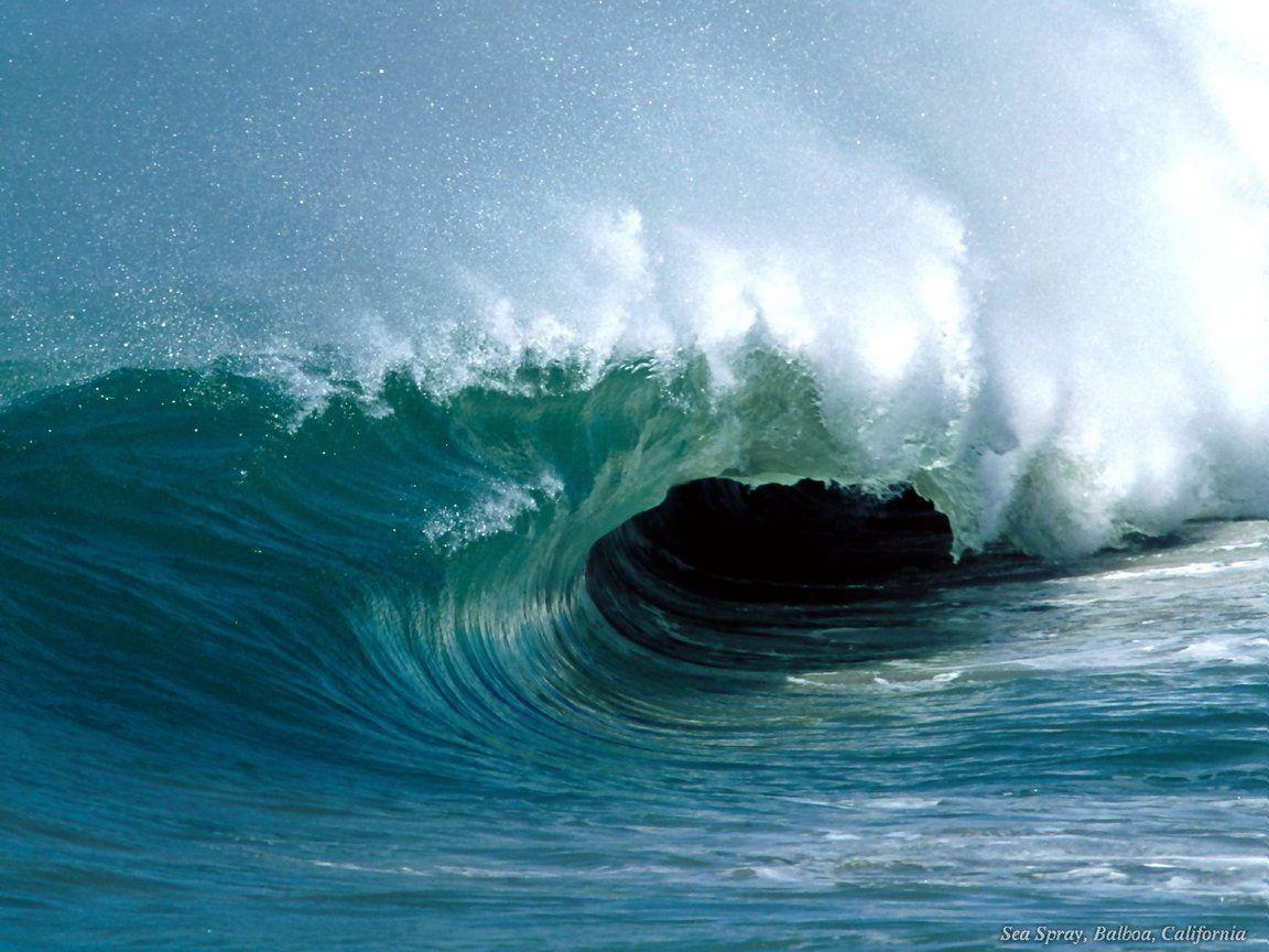 Wave At Balboa California Wallpaper Image featuring Oceans