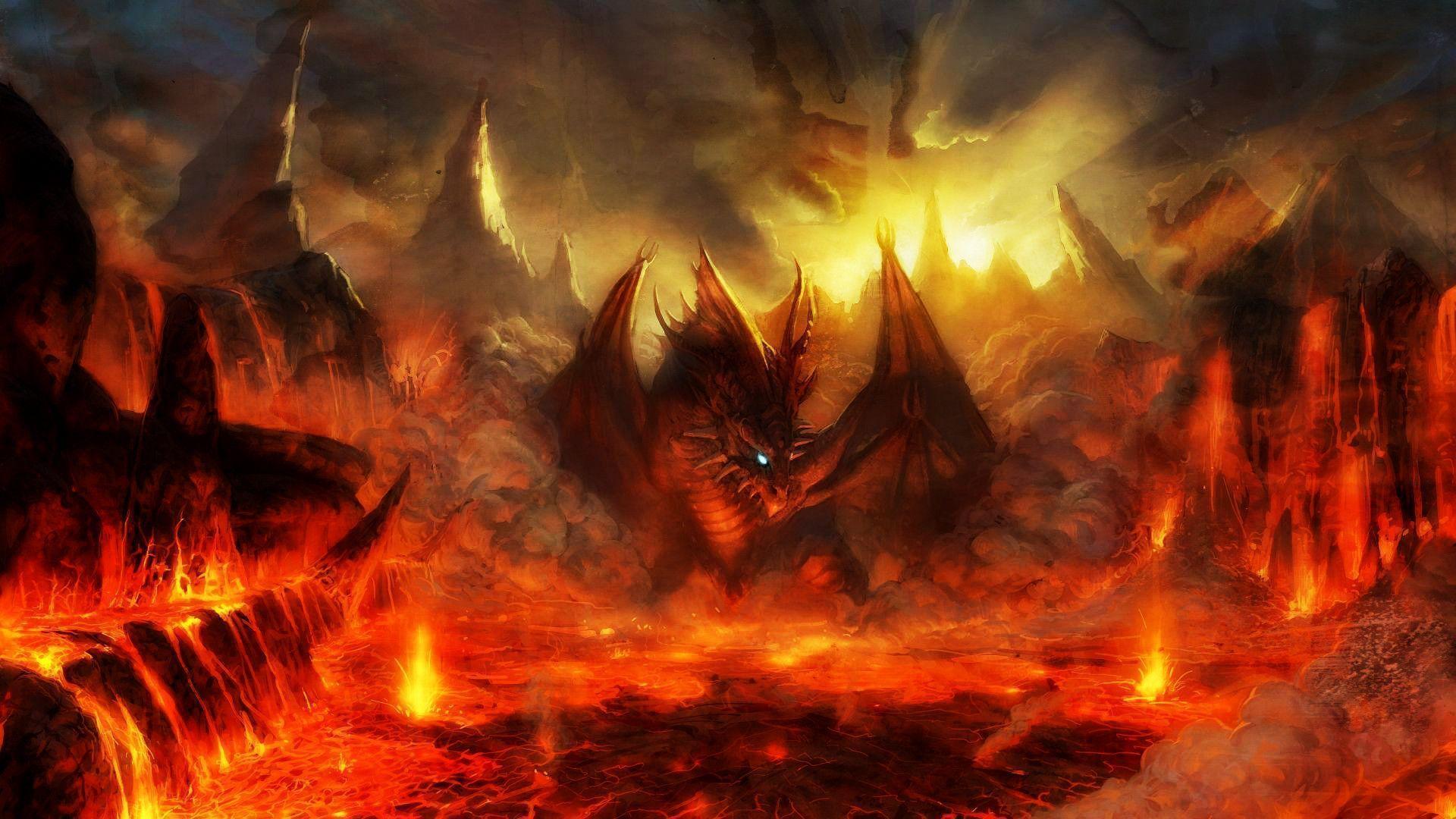 Free Wallpaper in the flame of hell 1920x1080 wallpaper