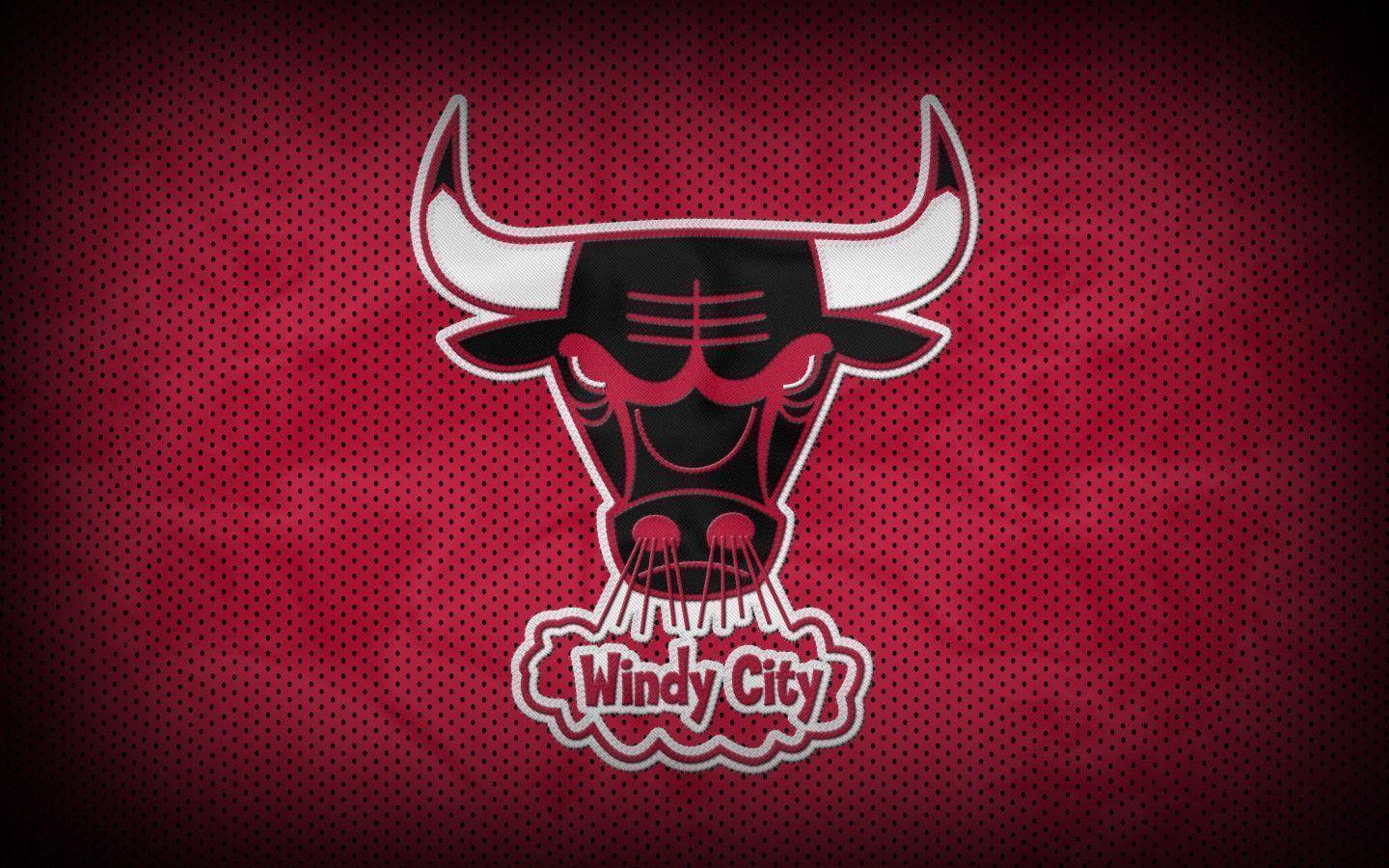 Windy City Logo Wallpaper In Red