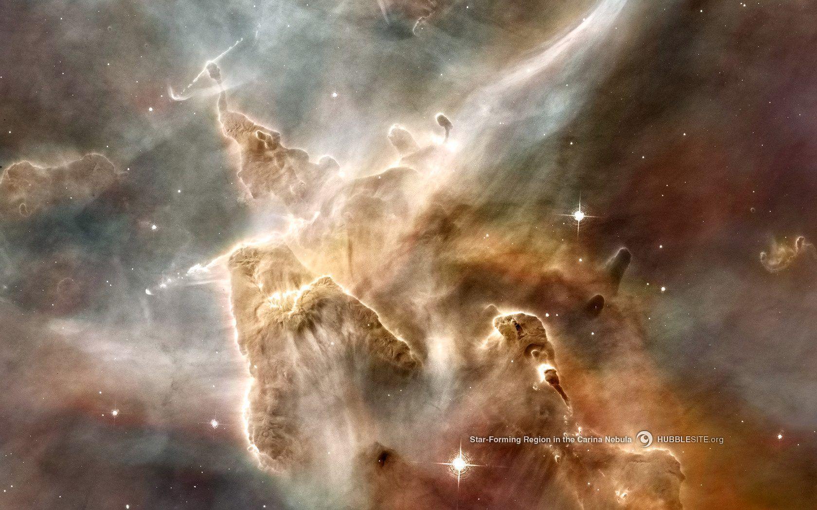 Space Carina Nebula Desktop Wallpaper