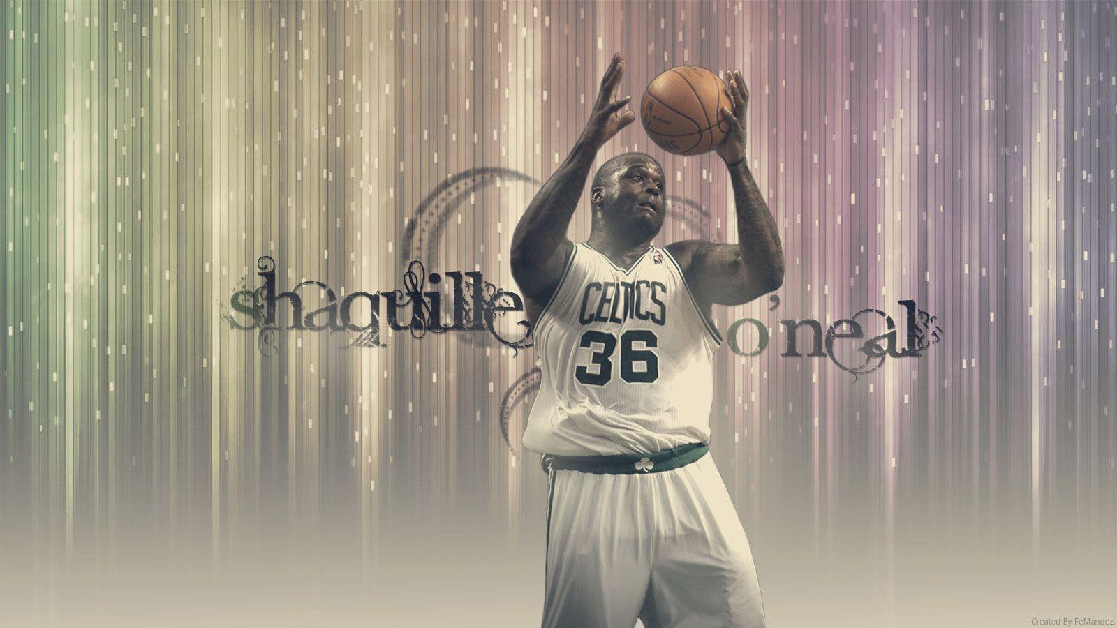 Shaquille O&;Neal Celtics 2011 Widescreen Wallpaper