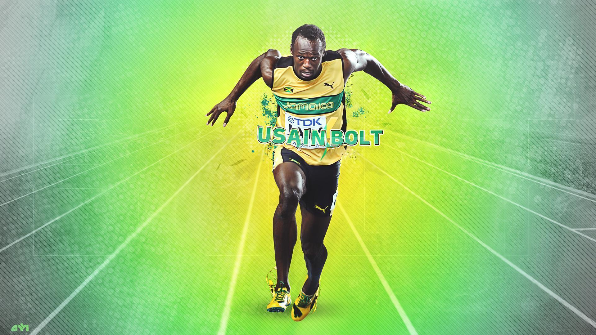 Sports Usain Bolt Lightning