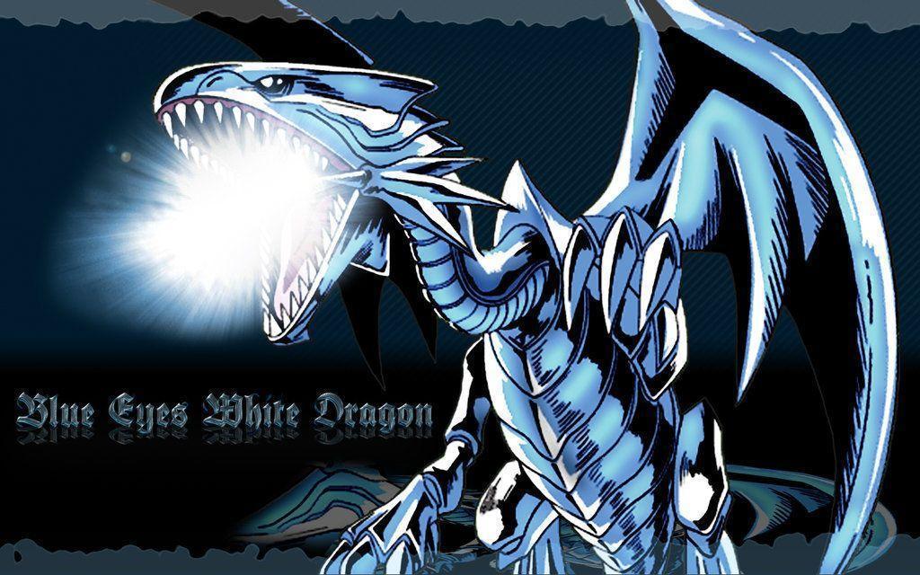 Blue Eyes White Dragon 2 Wallpaper and Background