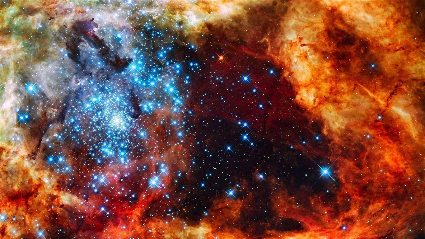 Starry space Wallpaperx768 resolution wallpaper download